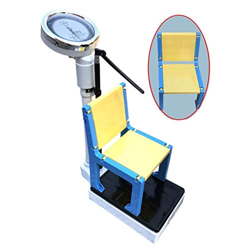 Digitalwaage, mechanische Personenwaage, Kindergewichtswaage, mit Höhenstange, Digitale Säulenwaage, analoges großes Zifferblatt, Traggewicht 160 kg