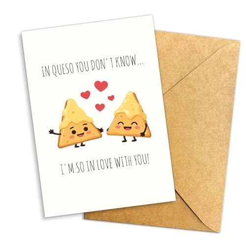 Funny Queso Valentine Card