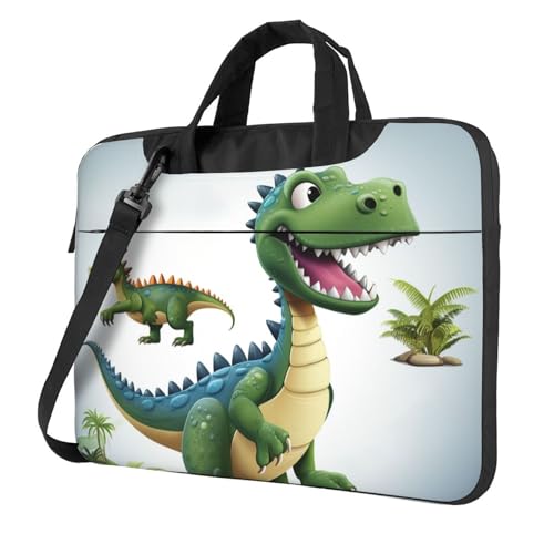 Bolso de hombro para laptop KHiry con diseño dinosaurio