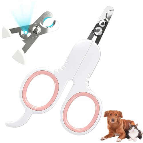 Krallenschere Katzen, Katzenkrallen Schneider 2 mm mit Loch, Edelstahl Katzennagelschneider, Nagelknipser für Katzen, Katzen Krallenschneider,...