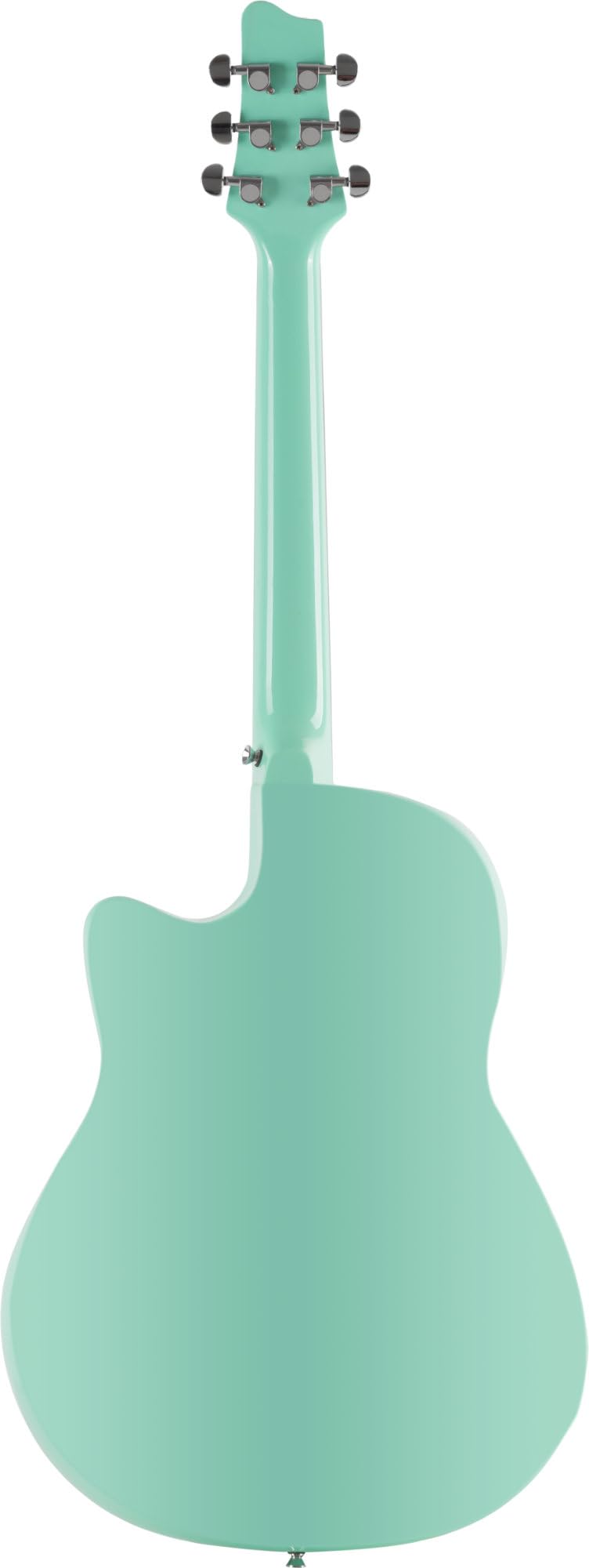 Classic Cantabile CS-100TQ Westerngitarre – Gitarre mit seitlichem Schallloch – Decke: massive Fichte, Boden & Zarge: Carbonfaser, Griffbrett/Hals: Technical Wood/Okoume – Akustik Gitarre in Türkis