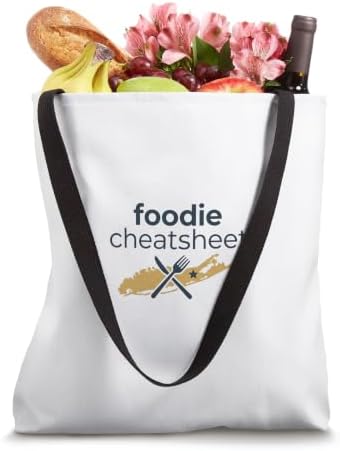 Foodie Cheat Sheet Tote Bag - 3