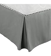 Amazon｜PiccoCasa ベッドスカート ポリエステル 無地 北欧 プリーツ