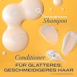 OGX Brazilian Keratin Smooth Shampoo, glättende Haarpflege mit Kokosöl, Avocadoöl & Keratin für geschmeidiges & glänzendes Haar, pflegendes Keratin Shampoo mit LipiPro Shield Technologie (385 ml) – Bild 4