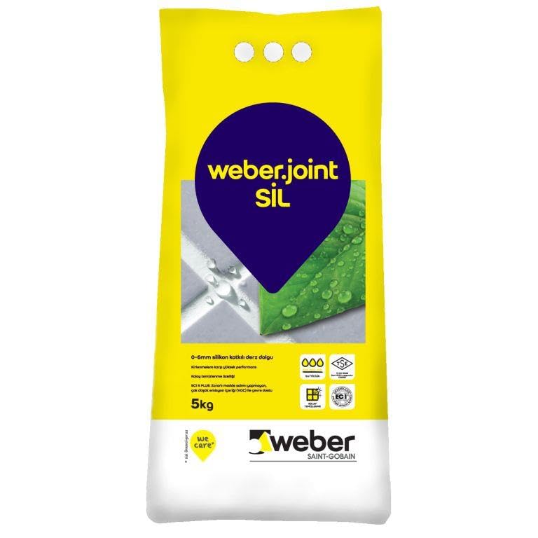 Weber Silikonlu Derz Dolgusu 5 Kg Beyaz