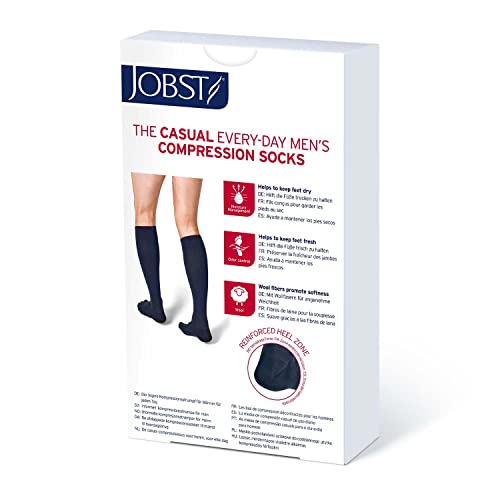 Image of JOBST forMen Casual Compression Socks, 20-30 mmHg, Knee High, Closed Toe