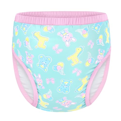 Image of Littleforbig Soft Silky Underwear Comfortable Washable Reusable Adult Training Pants - Full Print Baby Parade XS