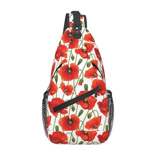 Flower. Stylish Men'S Messenger Bag - Durable Polyester, Huge Capacity & Adjustable Strap