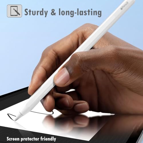 Image of 6 Pack Tips for Apple Pencil tip, Apple Pen Tip Compatible with iPad Pencil Tip with Cover Case for Apple Pencil Pro /USB-C / 1st Gen / 2nd Generation iPencil(Blue)