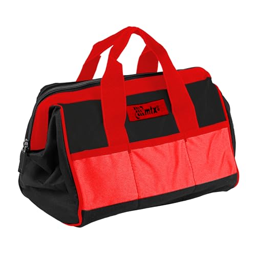 MTX Bolsa de Ferramentas em Lona 30,5 × 19 × 19,5 cm – 14 Bolsos, Resistente e Compacta
