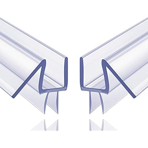 Butecare Shower Door Bottom Seal (2-Pack) Cover