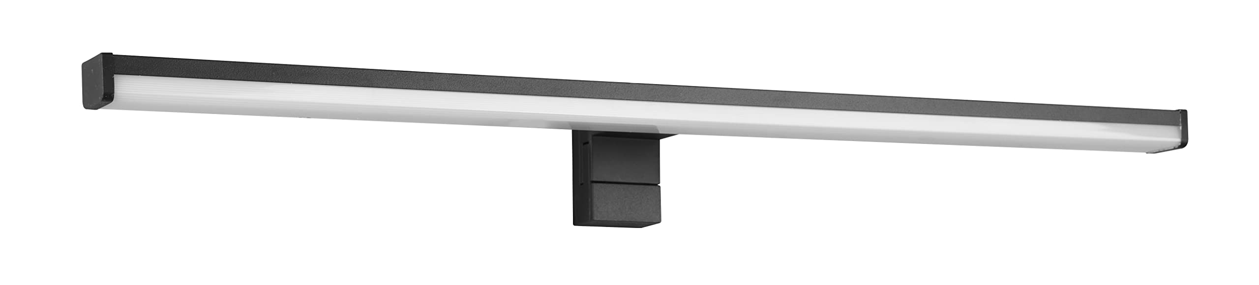Trio Leuchten LED Bad Wandleuchte Lino 284116032 – 60 cm, Schwarz matt, IP44