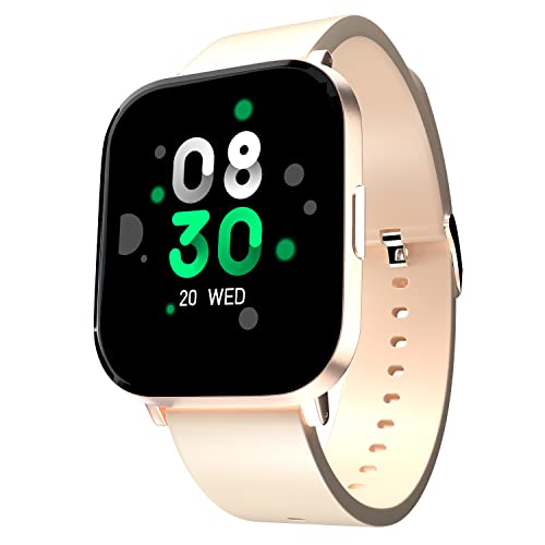 Fire-Boltt Ninja 2 SpO2 Full Touch Smartwatch with 30 Workout Modes, Heart Rate Tracking, and 100+ Cloud Watch Faces, 7 Days of extensive Battery, Rose Gold