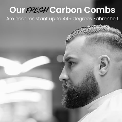 Peine profesional carbono Fresh, resistente al calor miniatura 3