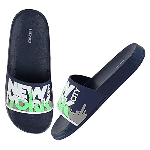 Image of URJO Kids's Sliders /Slippers Lightweight Super Flexible Arch Support Durable Anti Skid & Stylish Dailywear Sliders /Slippers for Boy's & Girl's