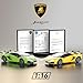 AEROQUEST Remote Control Car for Lamborghini, Officially Licensed 1:16 Scale Lambo Hobby Rc Cars with Headlight, 2.4GHz Race Car Toys for Boy Girl 4-12 Years Old, 12Km/h, Birthday Gift