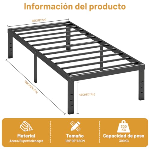 Opiniones y reviews de Base Metalica para Cama Top 5. 29 Imagen adicional