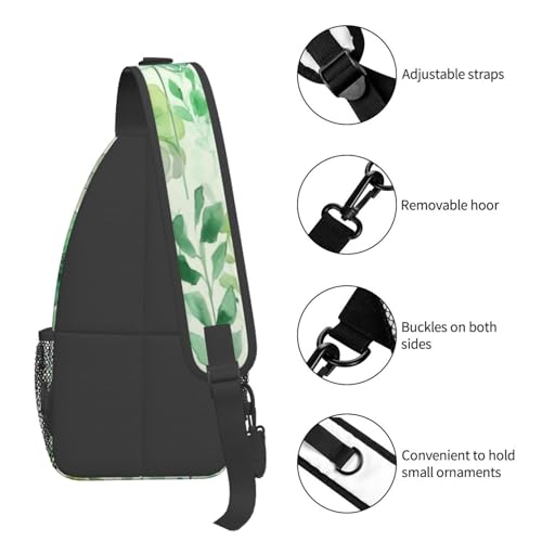 Morrales Tipo Sling para Senderismo en Negro miniatura 5