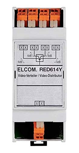 Rozdzielacz wideo 4-drożny 2 przewody REG ELCOM RED614Y