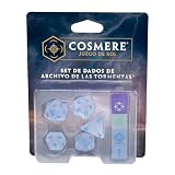 Devir - Dados Cosmere para el Juego de rol El Archivo de Las Tormentas | Set Oficial | Versión Española