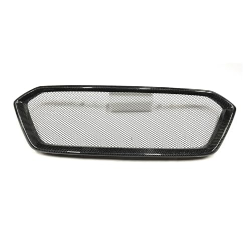 フロントグリル スバル アウトバック レガシー スポーツ 2018-2019 ワゴン ファイバーグラス/カーボンファイバー アッパーバンパー フード メッシュ グリッド レーシンググリル(Carbon fiber)