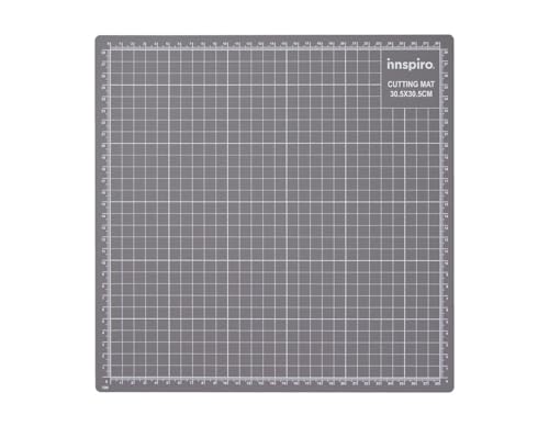 Base de corte auto cicatrizante con cuadrícula en centímetros y milímetros de color gris