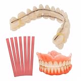 Denture Repair Kit, Soft Dentures False Teeth, DIY Resin Denture Kit for Repair Missing Teeth