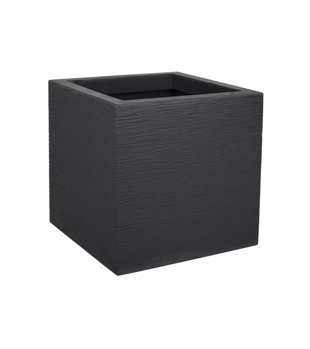 Bac a fleurs carré Graphit Up pour sublimer votre balcon urbain