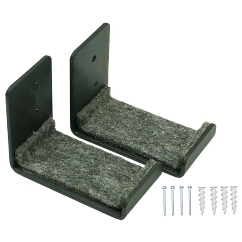 GOOHOCHY 2Pcs Snowboard Wall Mount Holder Ski Board Display Rack Compact Storage for Home Garage Ski Resorts Durable Design for All Snowboard