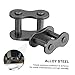 Alipis 10pcs Heavy Duty Chain Joint Links Connecting Buckles for Single Chains Manganese Material for Industrial Use and Daily Repairs
