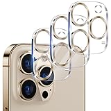 UniqueMe [ 3 Pack Compatible with iPhone 12 Pro Camera Lens Protector Tempered Glass,[Case Friendly]