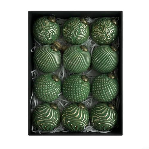 Sandyseptember Weihnachtskugel-Set, rustikaler Vintage-Stil, festliche...