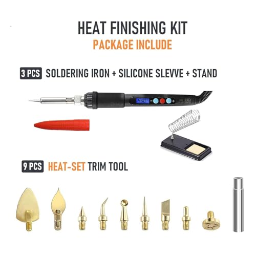 RETUXEP 12 peças de acessórios de impressão 3D, kit de ferramentas de suavização, ferramenta de acab