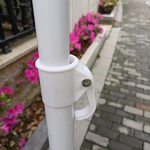 Parasol inclinable anti-UV 200cm contre la chaleur sur la terrasse - 6