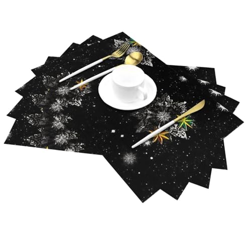 Set de table antidérapant résistant chaleur pour cuisine et maison