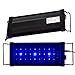 KZKR LED Aquarium Hood Lighting Fish Tank Light 12-20 inch Blue and White Light