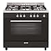 Piano de cuisson gaz 109l 5 feux noir ge960cmbk2