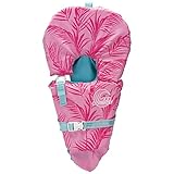 Connelly Baby Safe and Soft Adjustable Infant Nylon Water Sport Boating Lake Swimming Life Jacket Vest, Pink