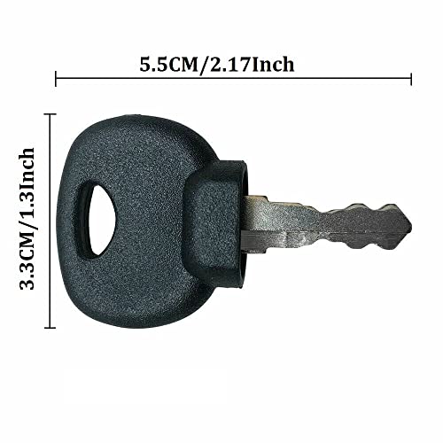 BAQI 6 STÜCKE 14607 Zündschlüssel 14607 Baumaschinenschlüssel für JCB Bobcat BOMAG MANIT Schweres Gerät Gabelstapler Lastwagen Radlader