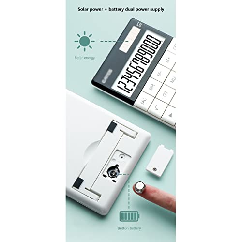 Calculadora de 12 dígitos solar que soluciona los apagones de pantalla en clase 3