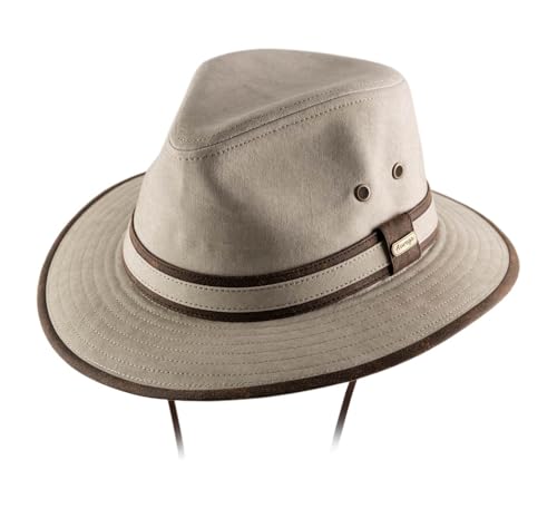 Chapeau Fedora de luxe Auckland Explorer finitions haut de gamme pour l'hiver