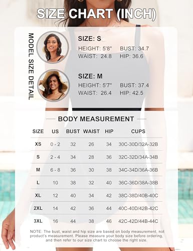 Blooming Jelly Womens Tummy Control One Piece Swimsuit Modest Swim Suits 2026 Dress Bathing Suit L, Striped Blue