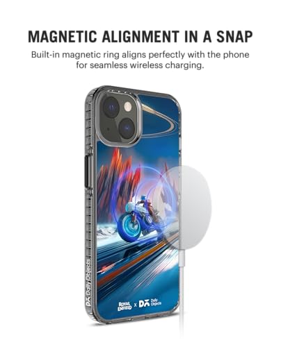 Image of DailyObjects Polar Drift Stride 2.0 Magnetic Case Cover Compatible with iPhone 15 | Wireless Charging Slim Back Cover | 2 Layer Edge Protection & Shockproof