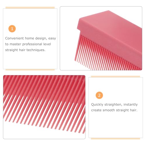 Peine alisador removible para cabello negro 4 piezas miniatura 3