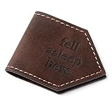 Fell Asleep Here Magnetic Faux Leather Bookmark for Book Lovers