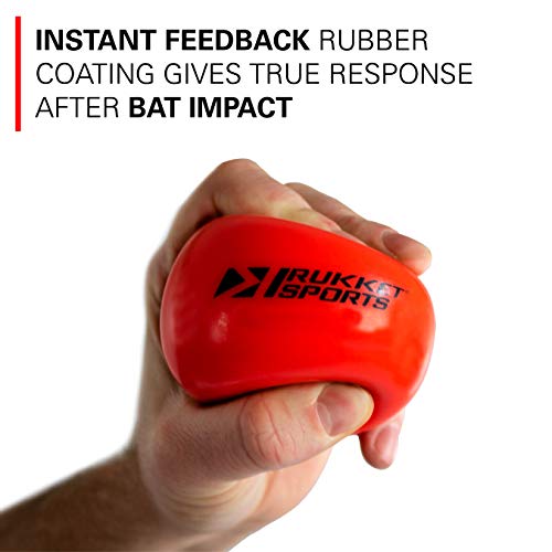 Rukket 9Pk Weighted Baseballs / Softballs | Heavy Balls For Hitting, Batting, Pitching Practice (1Lb. /16Oz. 3” Diameter) #TOP4