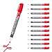 Markal Pro-Line HP High Performance Liquid Paint Marker with 1/8" Bullet Tip, Red (Pack of 12)