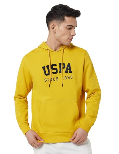 Image of U.S. Polo ASSN. Brand Printed Regular Fit Sweatshirt for Men - Comfortable, Full Sleeves Men Sweatshirts