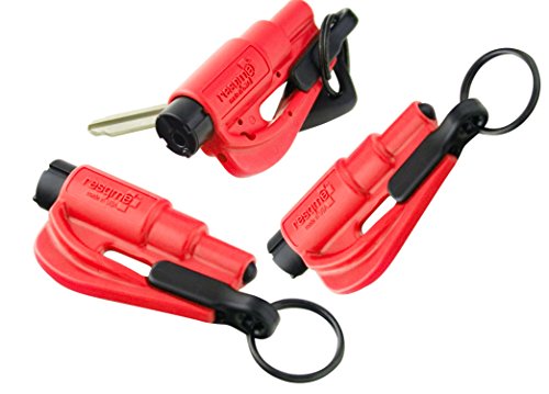 Res-Q-Me Keychain Escape Tool Red (3 Pack)