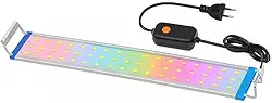 LumináRia Led Colorida Para AquáRios De 50 Cm A 60 Cm, Dupla Voltagem, 16 W